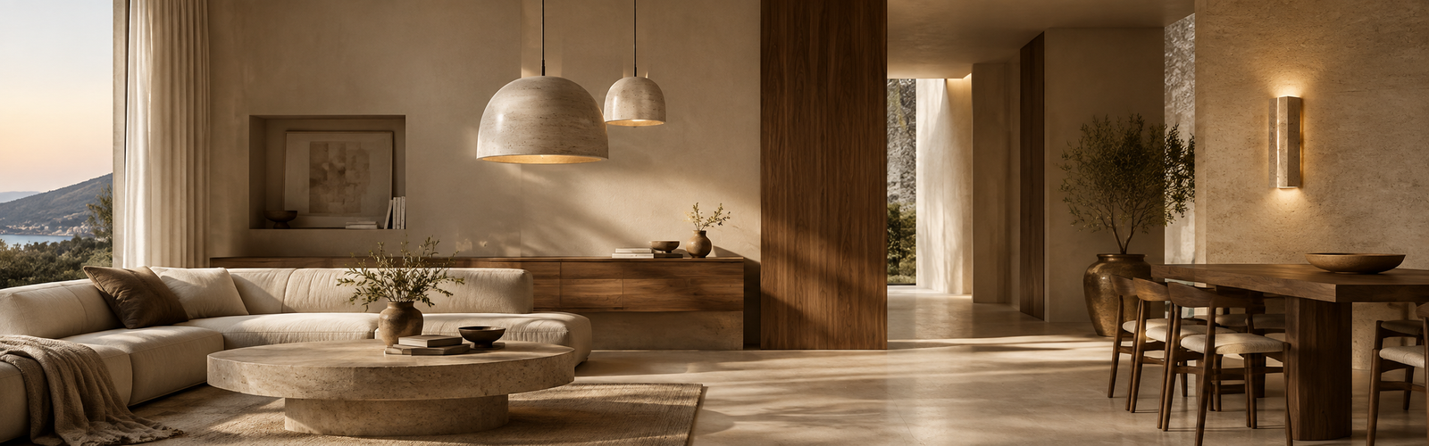 Natural Materials. Timeless Light.